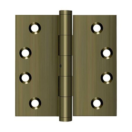 Deltana Antique Brass Square Hinge DSB4N5