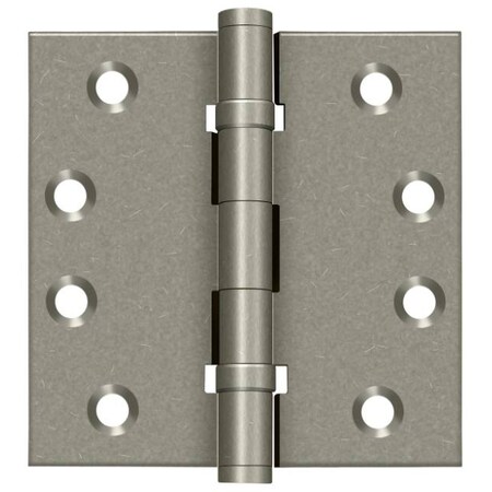 Deltana White Bronze Light Door and Butt Hinge DSB4NB10WL