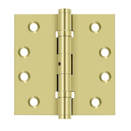 Deltana Bright Brass Door and Butt Hinge DSB4NB3