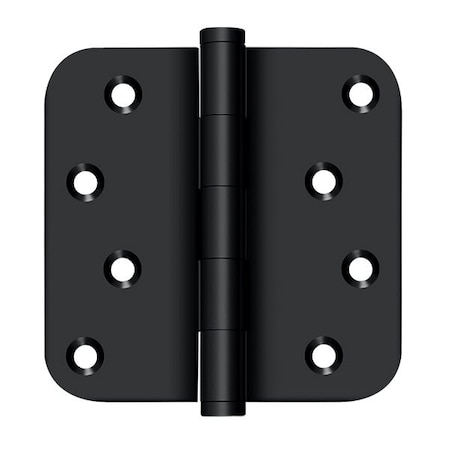 Deltana Black Radius Hinge, Holes per Leaf: 4 DSB4R519-RZ
