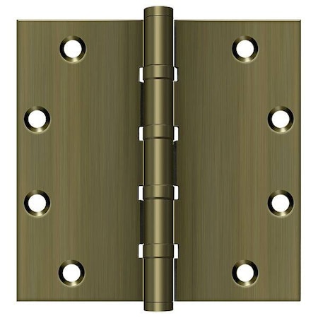Deltana Antique Brass Door and Butt Hinge DSB55B5