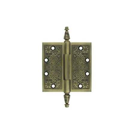 Deltana Antique Brass Square Hinge DSBP44U5