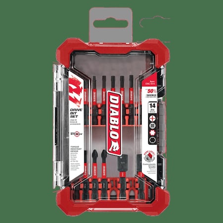 Diablo Hi-Performance Screw Driving Set Deliver DSC-S14