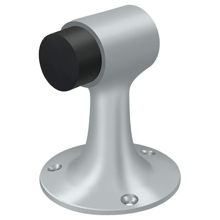 Deltana Floor Mount, Bumper, Heavy Duty Satin Chrome DSF3225U26D