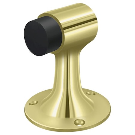 Deltana Floor Mount, Bumper, Heavy Duty Bright Brass DSF3225U3