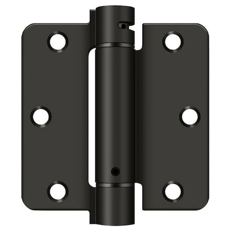 Deltana Oil Rubbed Bronze Spring Hinge DSH35R410B