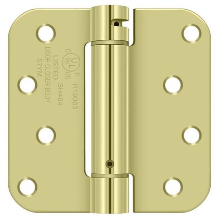 Deltana Zinc Dichromate Door and Butt Hinge DSH4R52DT