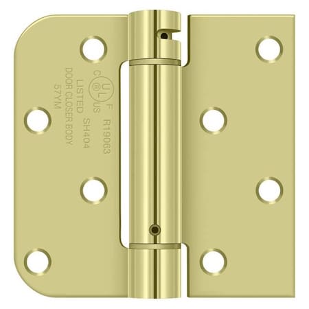 Deltana Zinc Dichromate Spring Hinge, Holes per Leaf: 4 DSH4R5TT2D