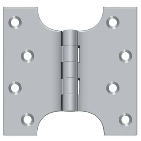 Deltana Satin Chrome Door and Butt Hinge DSPA4040U26D