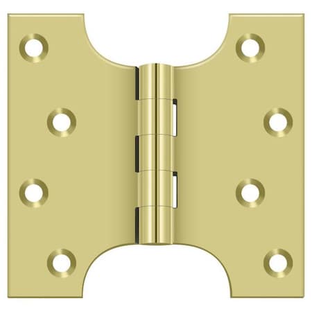 Deltana Bright Brass Door and Butt Hinge DSPA4040U3