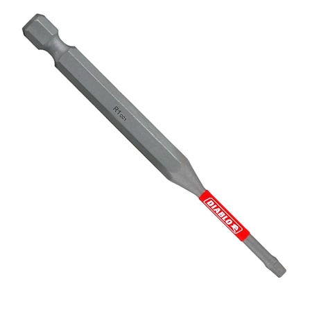 Diablo Square Drive Bits, Sq1, 3-1/2 in L DSQ135P1