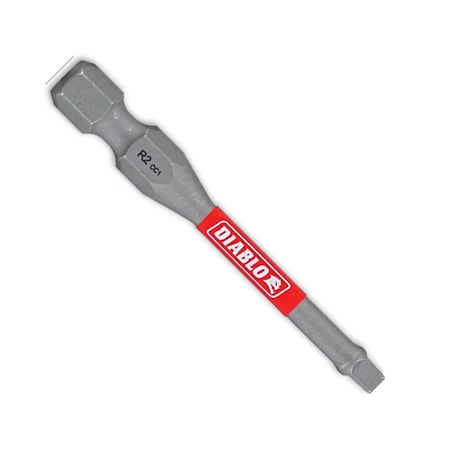 Diablo Square Drive Bits, Sq2, 3-1/2 in L, PK2 DSQ22P2