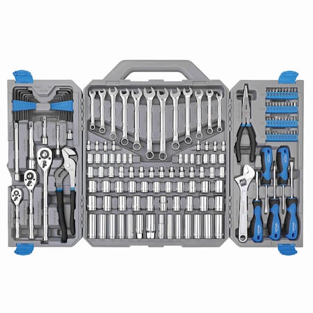 Apollo Tools Mechanics Tool Kit, 163 Pieces DT0002
