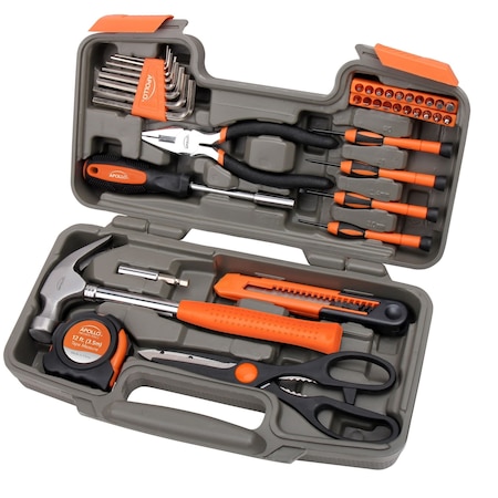 Apollo Tools 39 Piece General Tool Kit Orange DT9706-OR