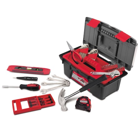 Apollo Tools 53 Piece Household Tool Kit with Tool Box DT9773 | Zoro