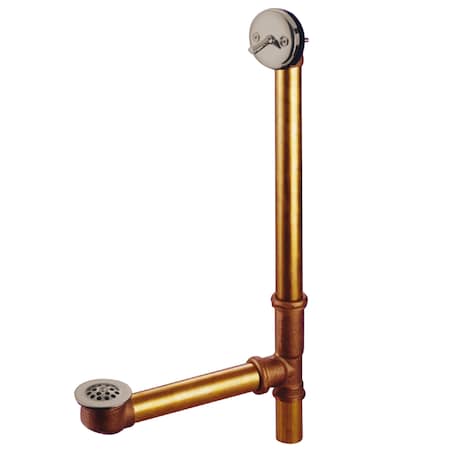 Kingston Brass DTL1208 20" Trip Lever Waste & Overflow with Grid DTL1208