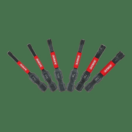 Diablo Driver Bit Range Of Torx Bits Deliv, PK6 DTV2-S6