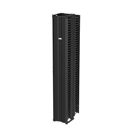 Nvent Hoffman CABLETEK Vertical Cable Manager, 84.00x13.250x21.200, Black, Aluminium DV12DF7
