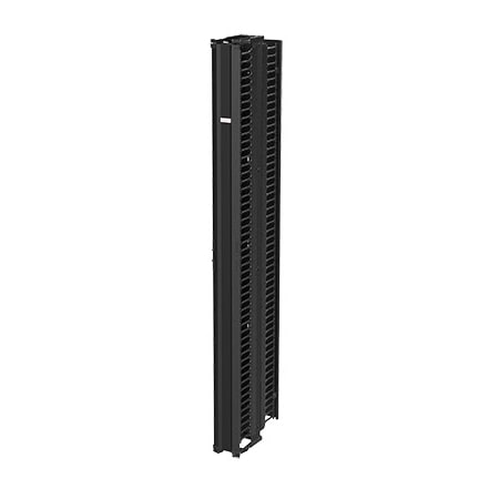 Nvent Hoffman CABLETEK Vertical Cable Manager, 96.00x7.2500x21.200, Black, Aluminium DV6DF8