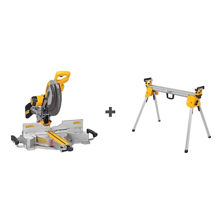 DEWALT Sliding Compound Miter Saw 12" and Stand DWS780/DWX724