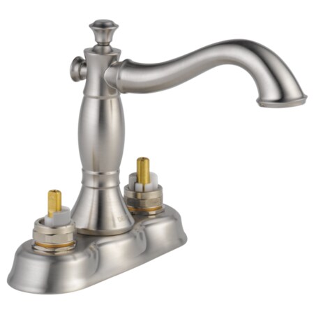 Delta Two Handle Centerset Bathroom FaucetL 2597LF-SSMPU-LHP