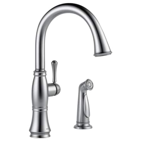 Delta Single Handle Kitchen Faucet, w/Spray 4297-AR-DST