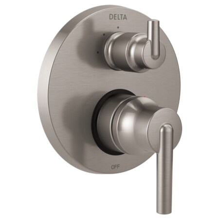 Delta Faucet Company Contemporary Two Handle Monitor(R) 14 Series Valve Trim with 3-Setting Integrated Diverter T24859-SS