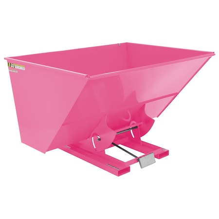 Vestil Heavy Duty Self-Dump Hopper 3 Cubic Yard 6000 lb Bubble Gum D-300-HD-BG