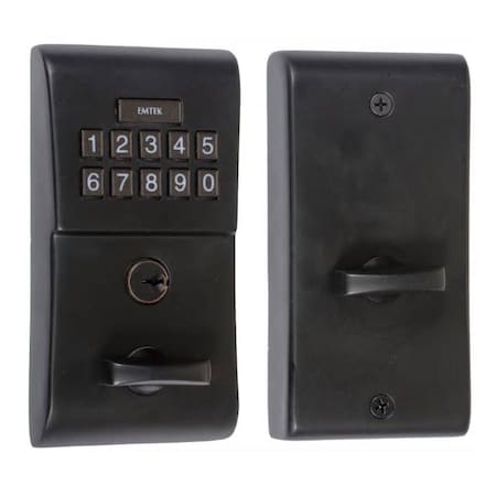 Emtek Flat Black Deadbolt E1020US19 E1020US19