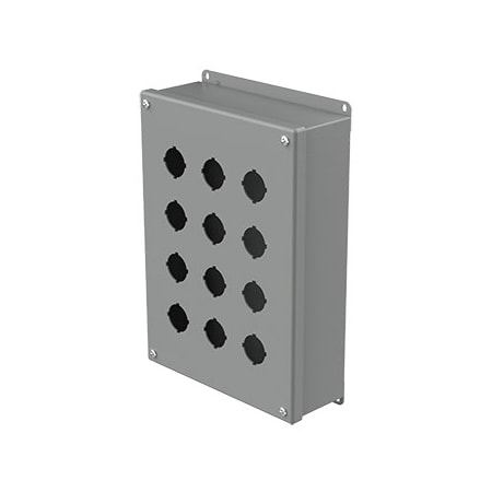Nvent Hoffman Captive Screws Electrical Enclosures, 11-3/4 in H, 3 in D, 8-1/2 in W, NEMA 12, Steel E12PB