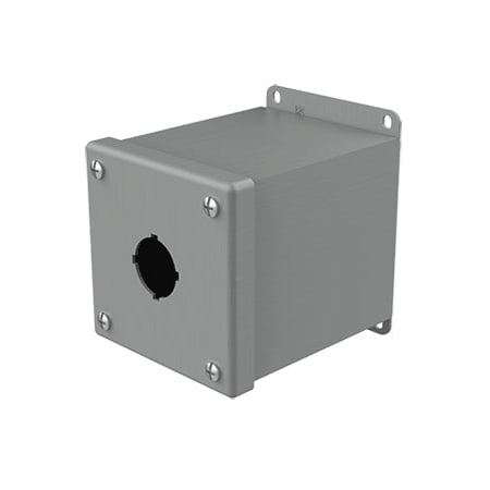 Nvent Hoffman Captive Screws Electrical Enclosures, 4 in H, 4-3/4 in D, 4 in W, NEMA 12, Steel E1PBX