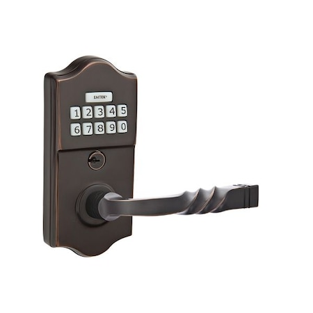 Emtek Oil Rubbed Bronze Electronic E2000SFUS10BLH E2000SFUS10BLH