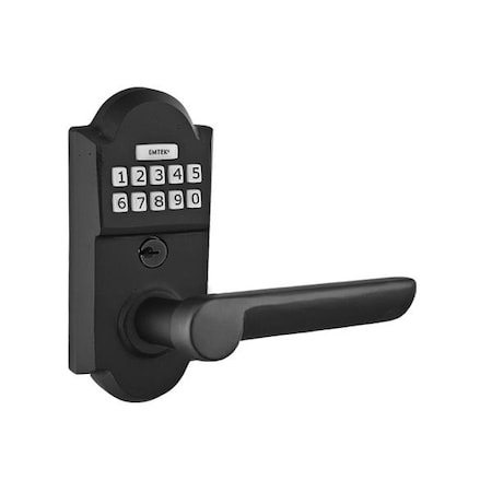 Emtek Flat Black Electronic E2001ARFBLH E2001ARFBLH