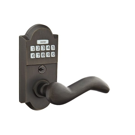 Emtek Medium Bronze Electronic E2001CDMBLH E2001CDMBLH