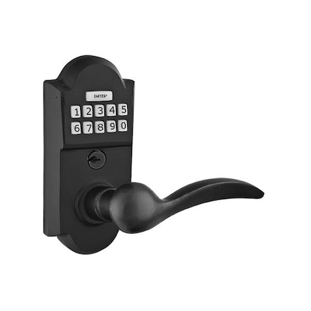 Emtek Flat Black Electronic E2001DFBLH E2001DFBLH