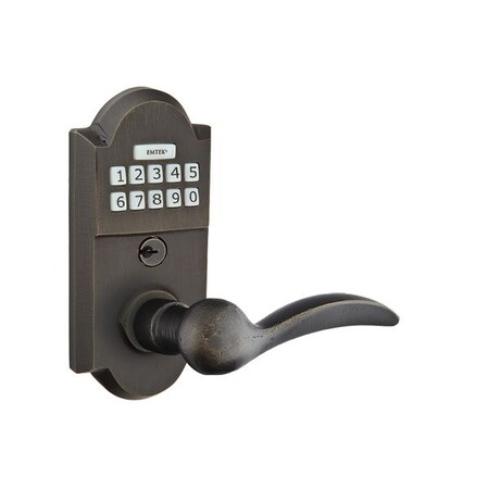 Emtek Medium Bronze Entry E2001DMBLH E2001DMBLH