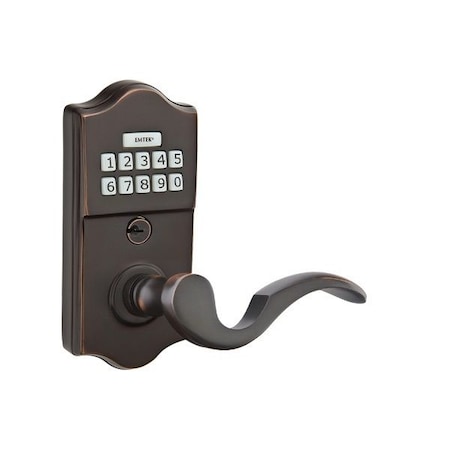 Emtek Oil Rubbed Bronze Electronic E2200CUS10BLH E2200CUS10BLH