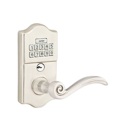 Emtek Satin Nickel Electronic E2200ENUS15LH E2200ENUS15LH