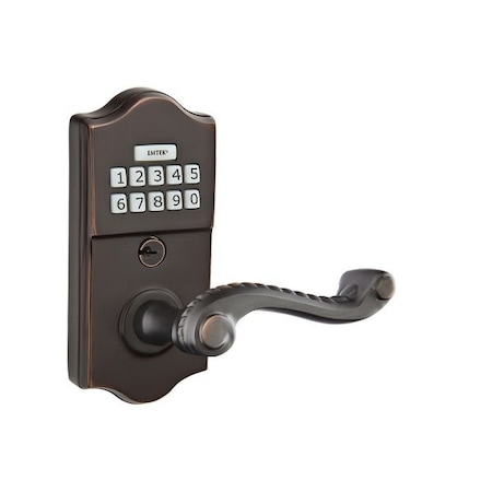 Emtek Oil Rubbed Bronze Electronic E2200RLUS10BLH E2200RLUS10BLH