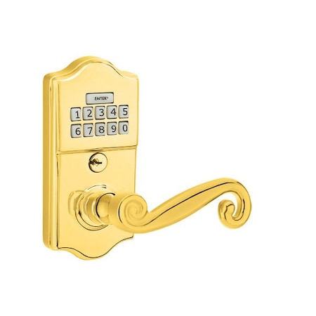 Emtek Lifetime Brass Electronic E2200RPVDLH E2200RPVDLH