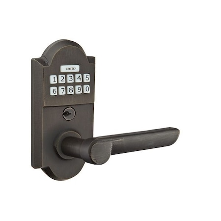 Emtek Medium Bronze Electronic E2201ARMBLH E2201ARMBLH