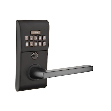 Emtek Flat Black Electronic E2220HLOUS19RH E2220HLOUS19RH