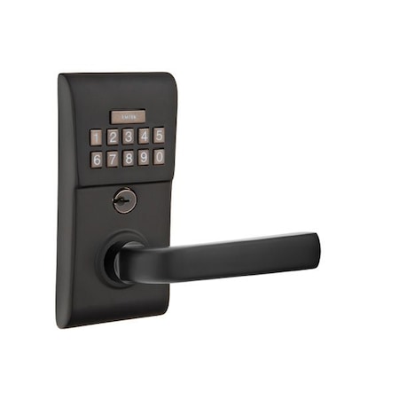 Emtek Flat Black Electronic E2220SIOUS19LH E2220SIOUS19LH