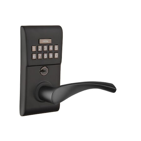 Emtek Flat Black Electronic E2220TRTUS19RH E2220TRTUS19RH
