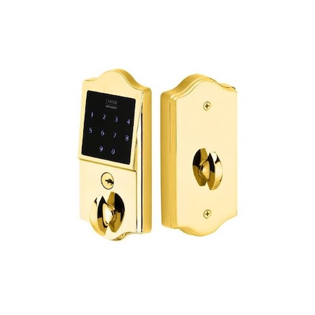 Emtek Bright Brass Electronic E3002US3 E3002US3