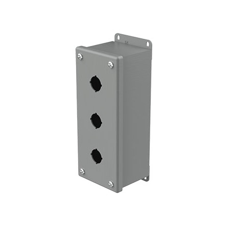 Nvent Hoffman Captive Screws Electrical Enclosures, 8 in H, 2-3/4 in D, 3-1/4 in W, NEMA 12, Steel E3PBG