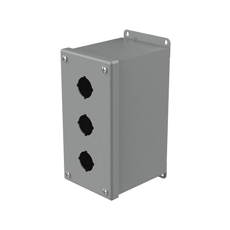 Nvent Hoffman Captive Screws Electrical Enclosures, 8 in H, 4-3/4 in D, 4 in W, NEMA 12, Steel E3PBX