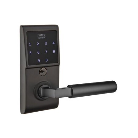 Emtek Flat Black Electronic E4020HECUS19RH E4020HECUS19RH