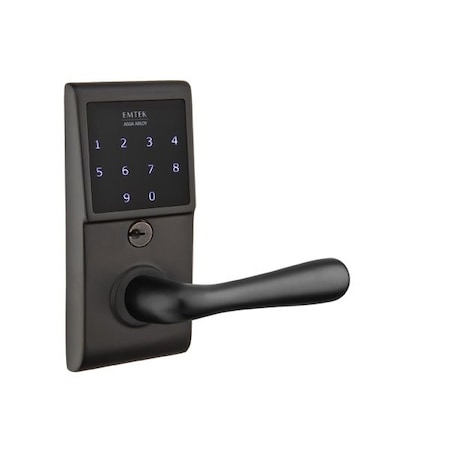 Emtek Flat Black Electronic E4220BAUS19LH E4220BAUS19LH