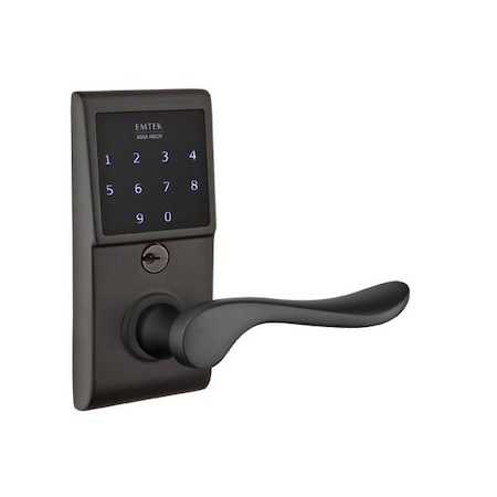 Emtek Flat Black Electronic E4220LUUS19LH E4220LUUS19LH